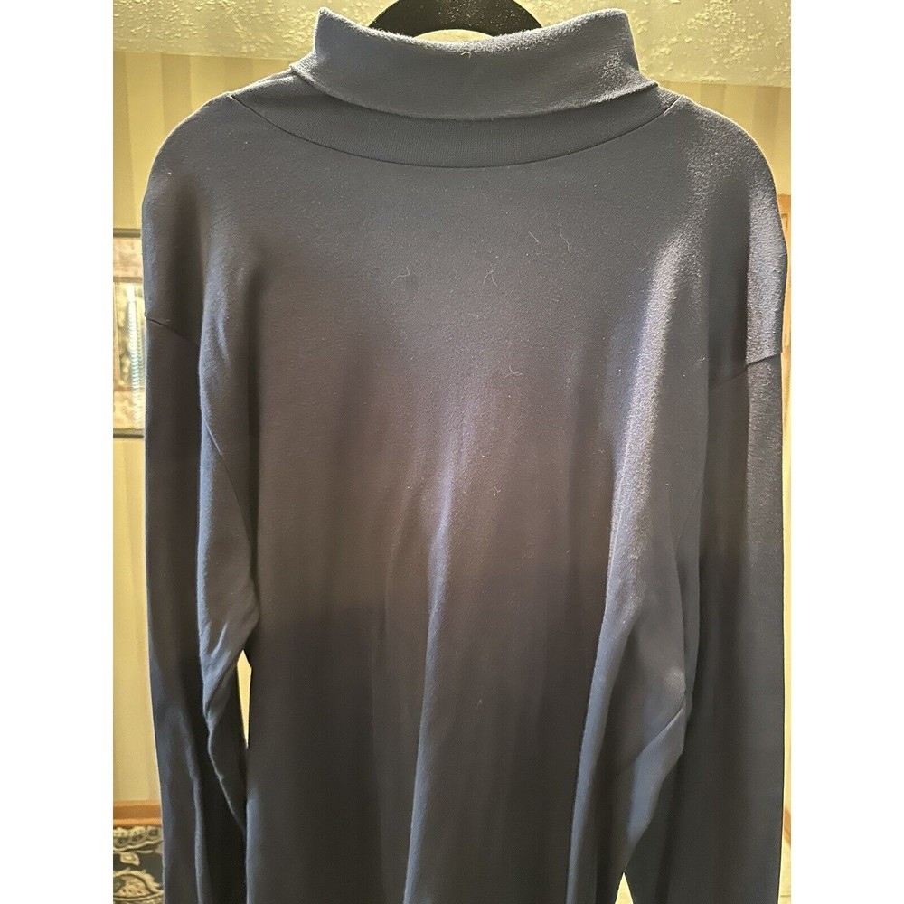 Munsingwear Penguin Mens Turtleneck XL Blue 100% Cotton Made In USA